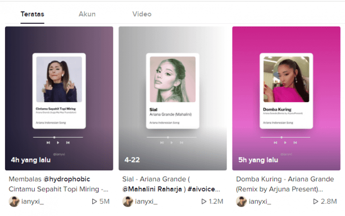 Lagu cover AI