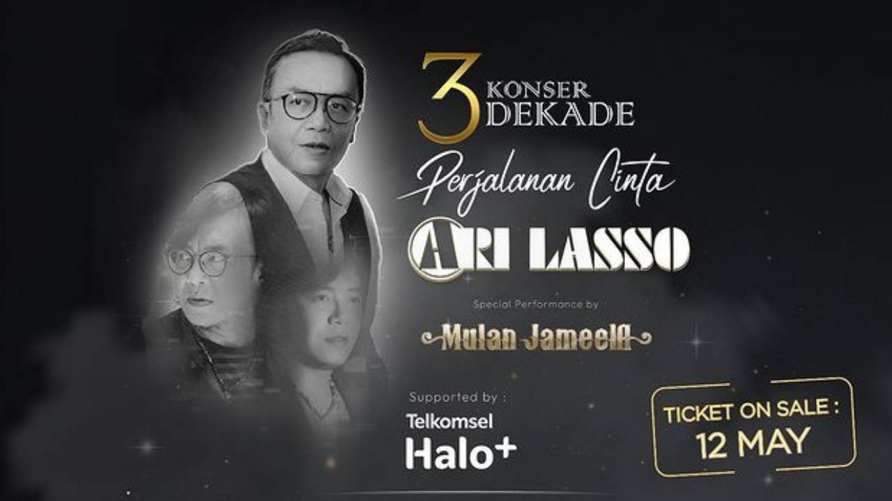 Konser 3 Dekade Perjalanan Cinta Ari Lasso: Harga Tiket dan Jadwal