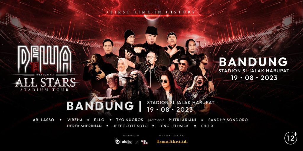 Informasi Penukaran Tiket Konser Dewa 19 All Stars Bandung - Dewa Tiket