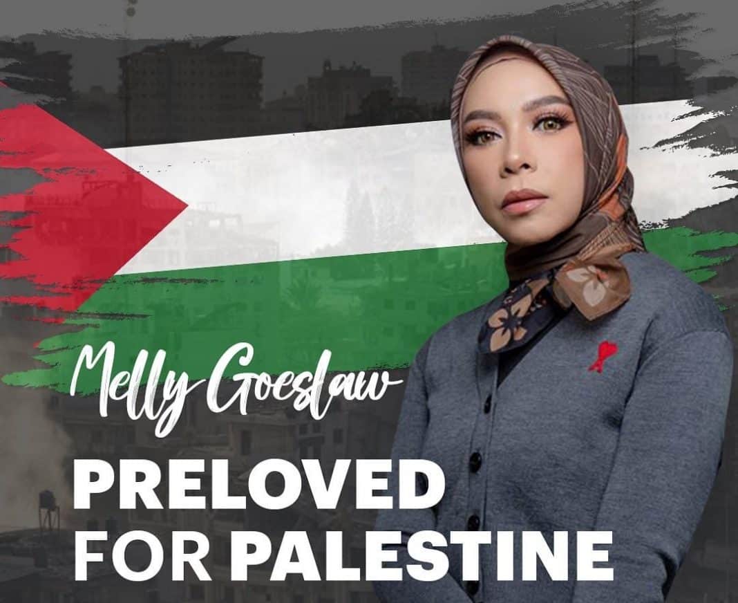 Galang Dana Untuk Palestina, Melly Goeslaw Berhasil Kumpulkan Rp250 Juta!