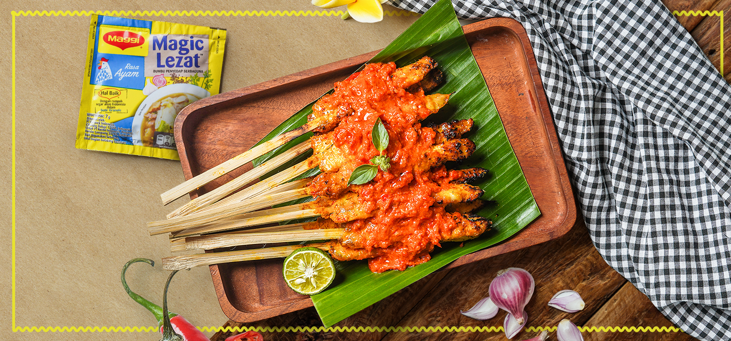 Makanan khas Bali, Sate Plecing