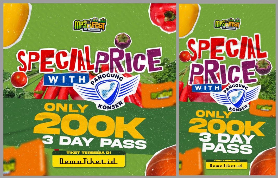Promo Tiket FESTIVAL - 3 DAY PASS by Panggung Konser