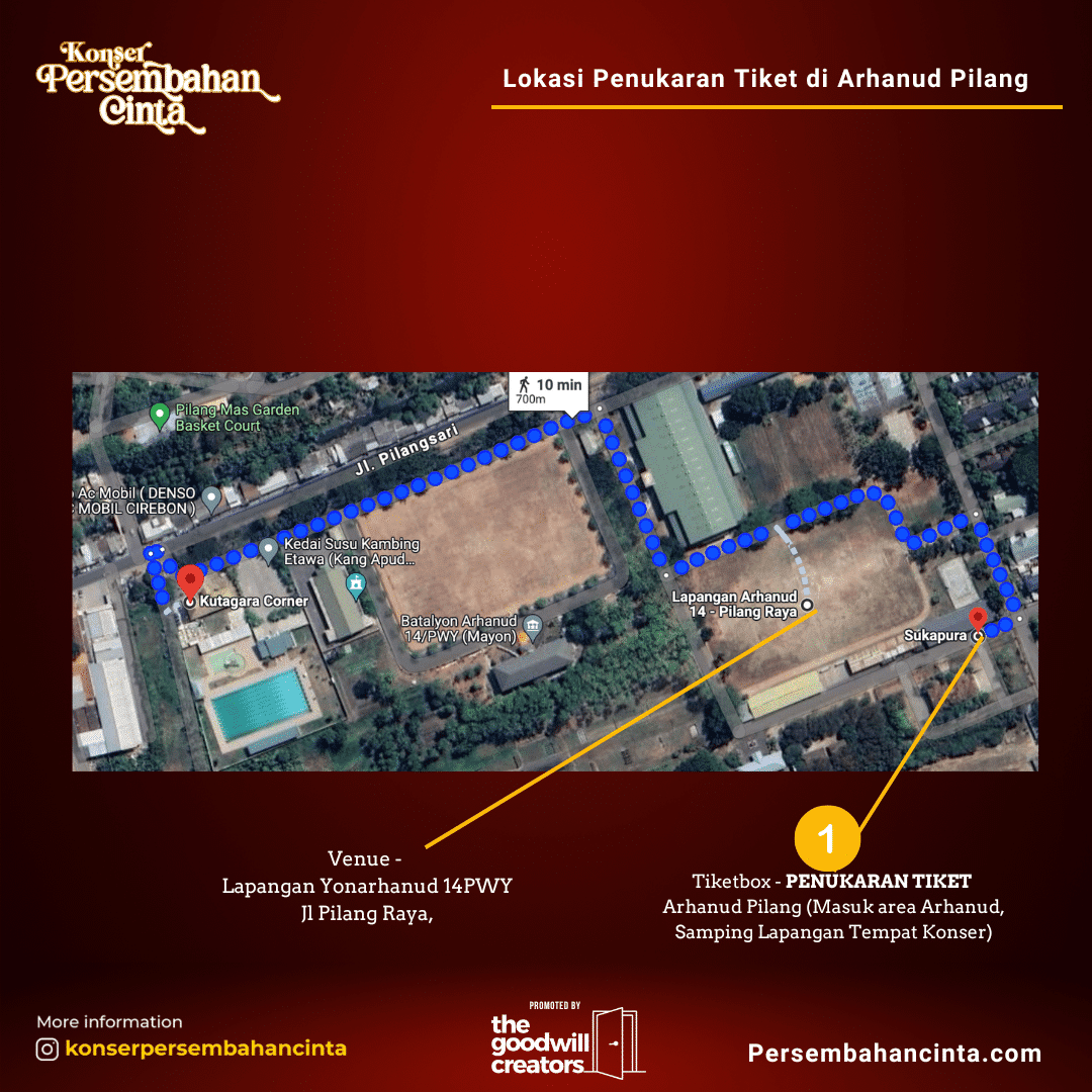 Lokasi Penukaran Tiket KPC Cirebon di Arhanud Pilang