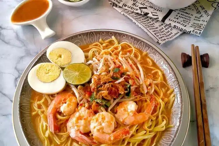 Makanan khas Palembang, Mie celor