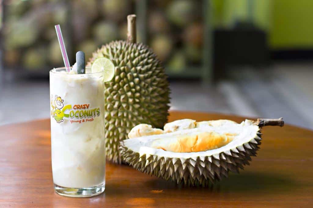 Makanan khas Jombang, es degan durian