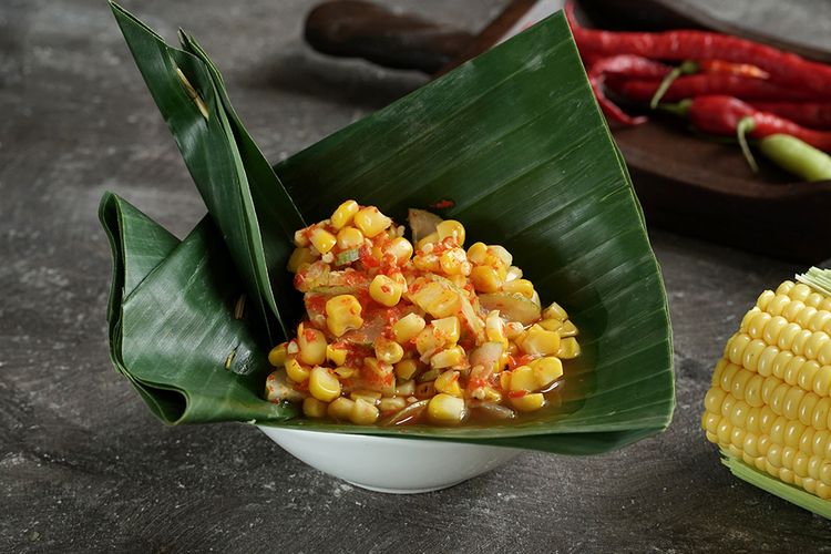 Makanan khas Bogor yang terkenal, Asinan Jagung Bakar
