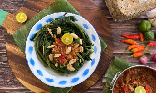 Makanan khas Lombok, Plecing Kangkung